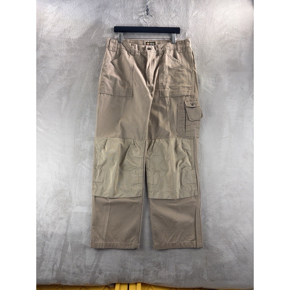 BLAKLADER Workwear Cargo Pants Mens Size 36x30 Beige Utility Tactical Heavy Duty